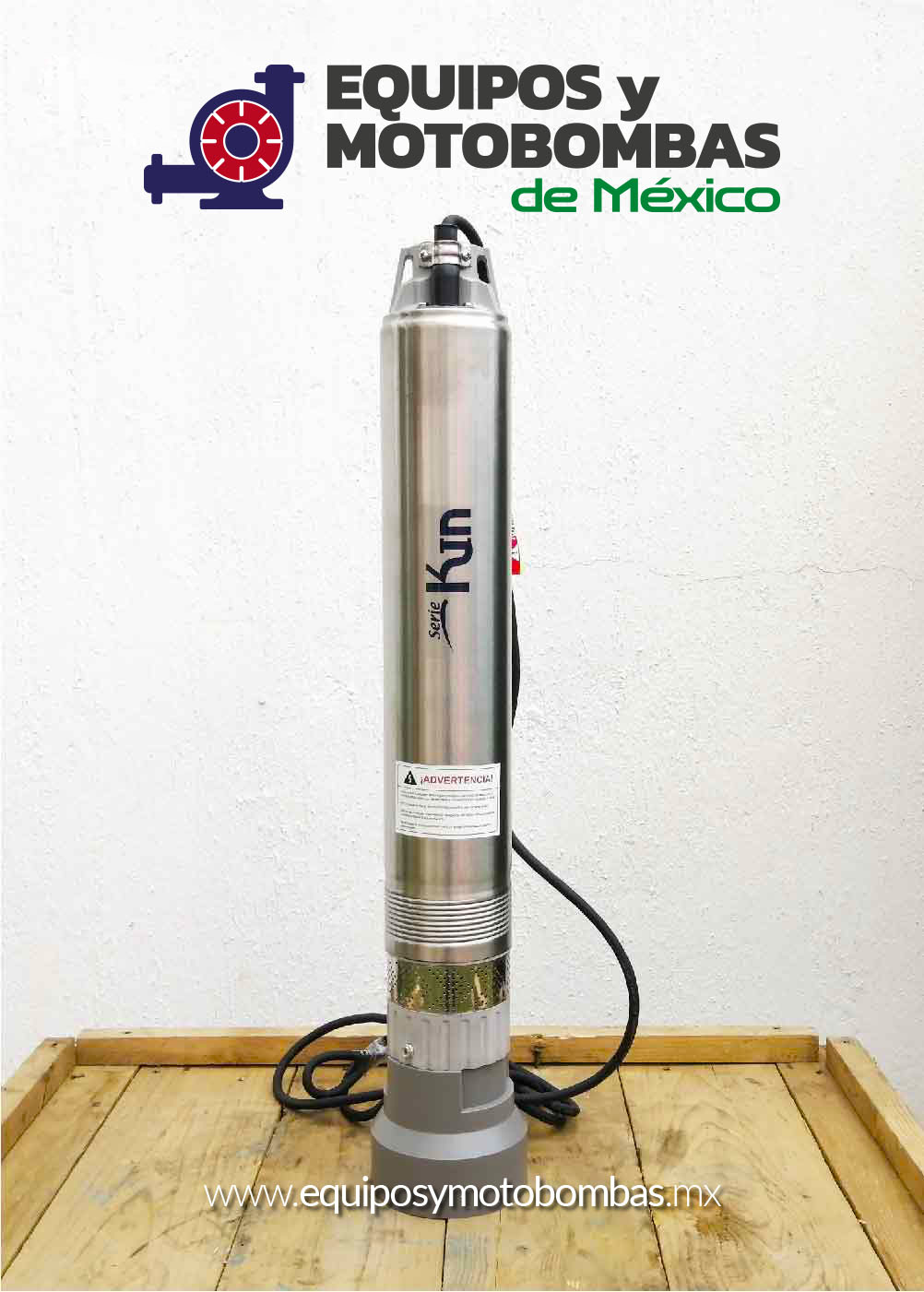 BOMBA SUMERGIBLE TORNADO SERIE KIN 1.1 HP