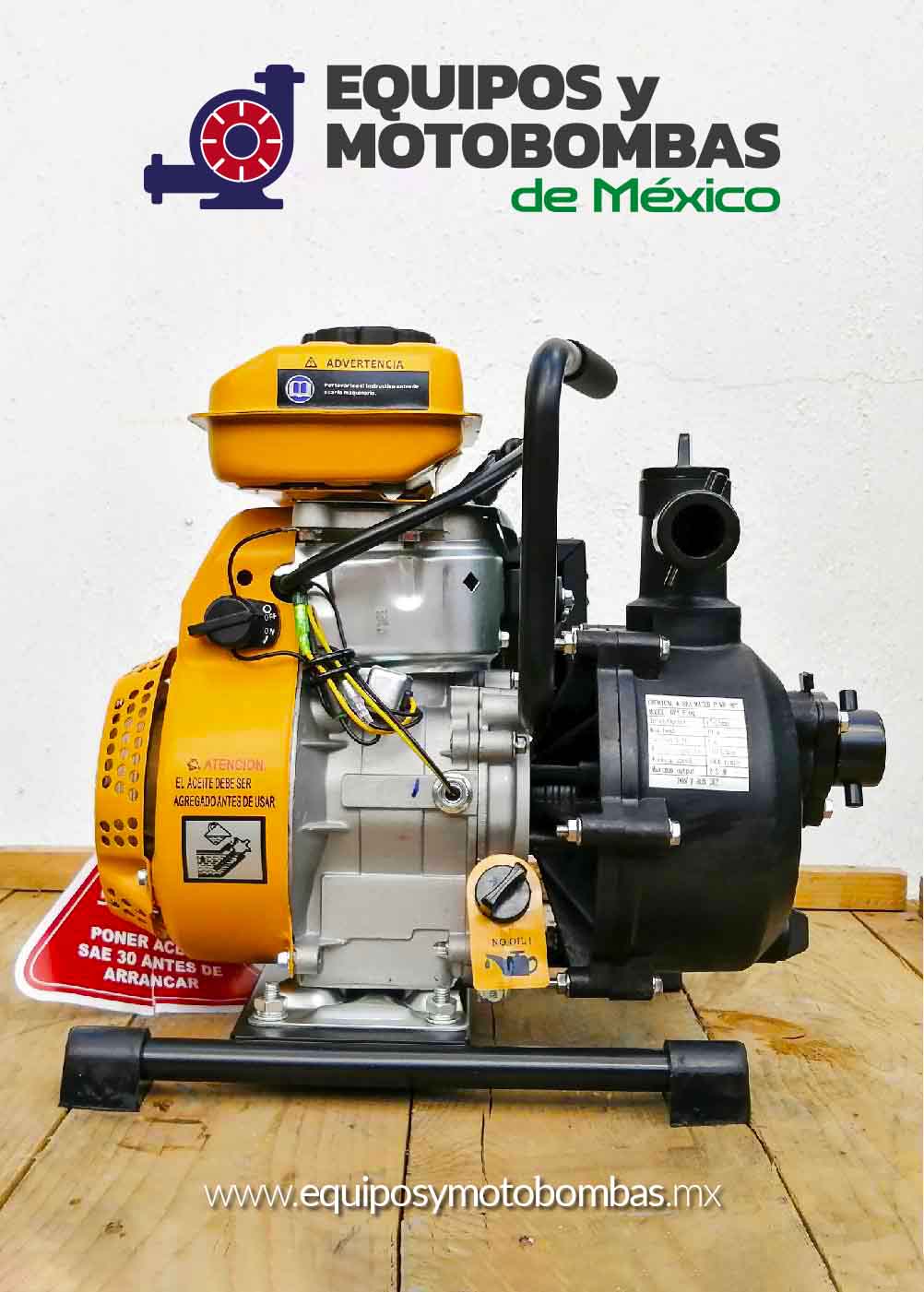 MOTOBOMBA PARAZZINI BP2.510Q PARA USO CON QUÍMICOS 1x1 2.5 HP