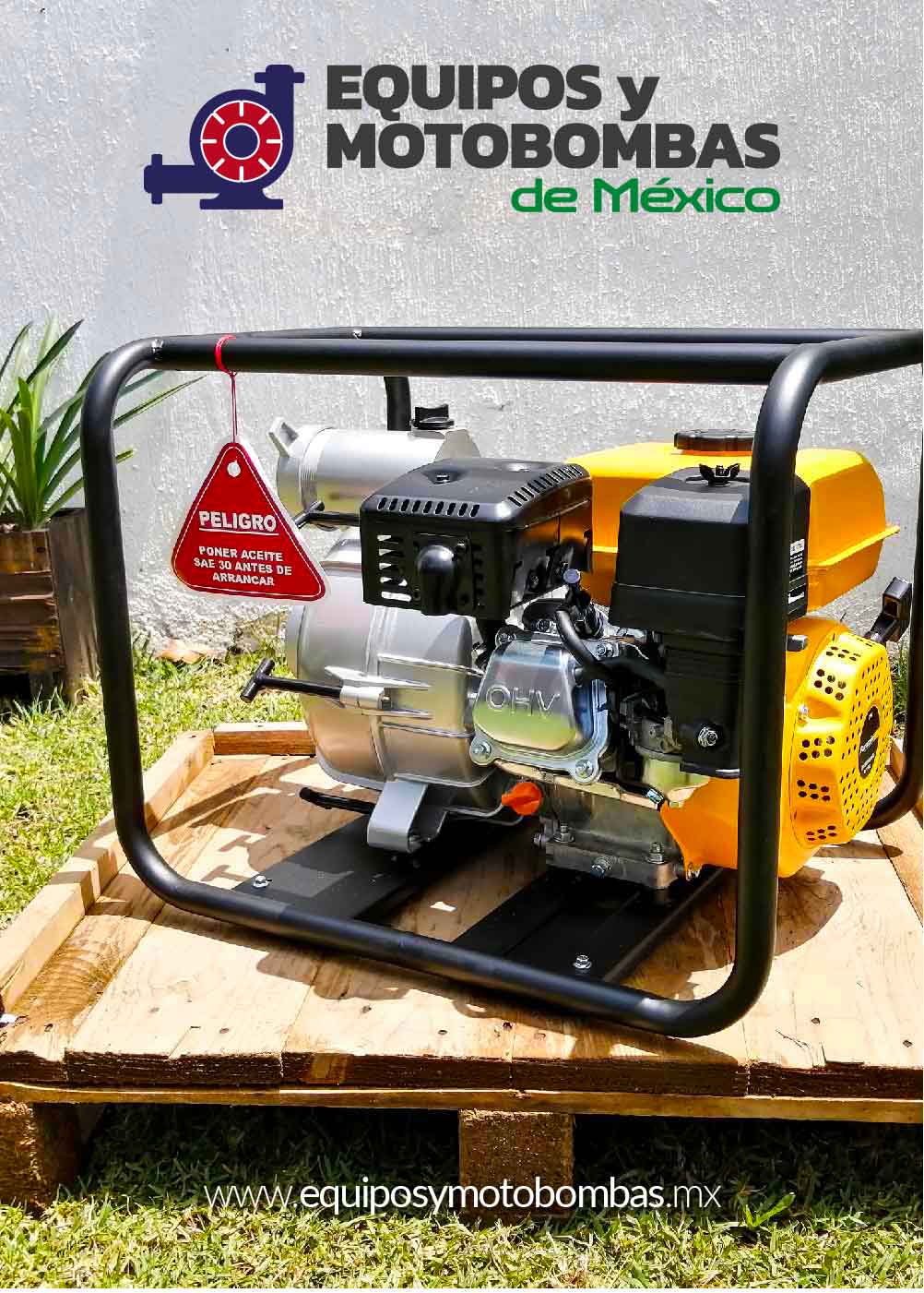 MOTOBOMBA PARAZZINI BP730S PARA SOLIDOS Y LIQUIDOS 3X3 7HP